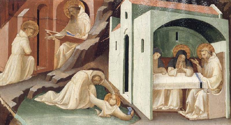 Lorenzo Monaco Incidents from the Life of Saint Benedict Sweden oil painting art